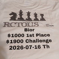  Bior Chol $1000 1st Place $1900 Chess Challenge tshirt 